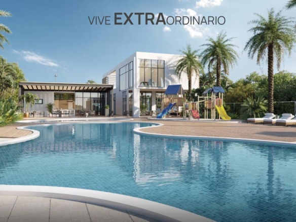 Piscina y club house de DAOS Suites, Punta Cana