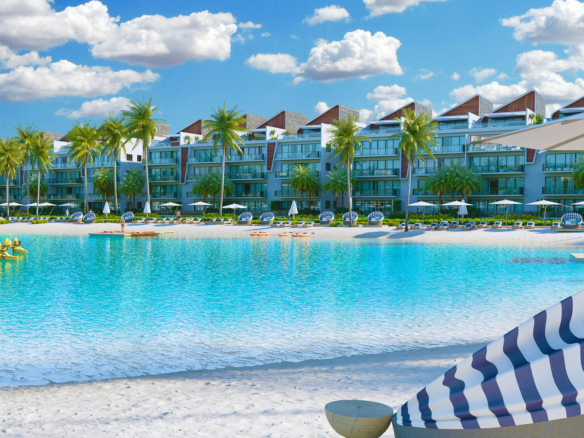 Laguna y playa artificial de The Beach, Punta Cana